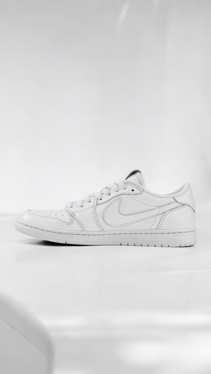 Customs AJ1 TS low triple white