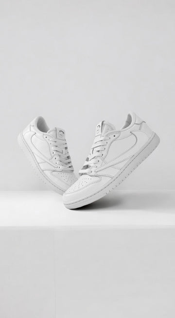 Customs AJ1 TS low triple white
