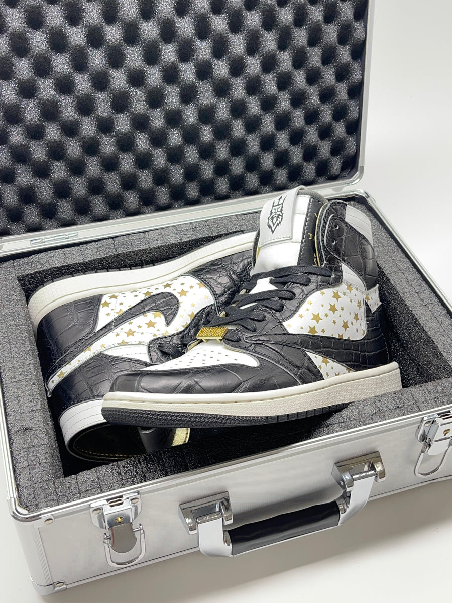 Custom Travis Scott Air Jordan 1 Feeds Off Supreme x Nike SB Dunk Vibes